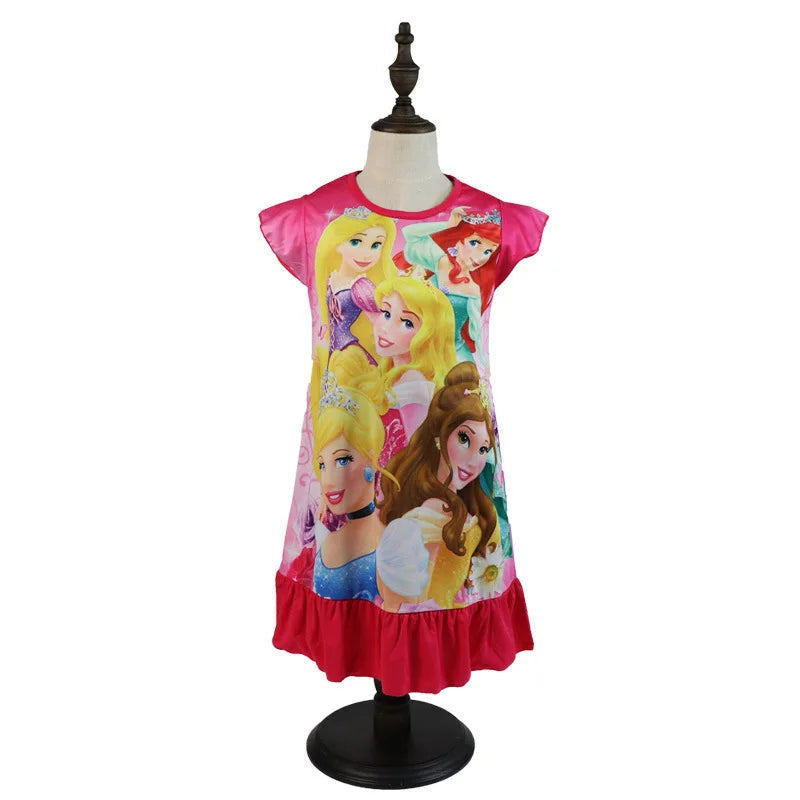 Girls' Dress New Summer Children's Clothing Children's and Girls' Home Clothing Snow White Good Vibrations
