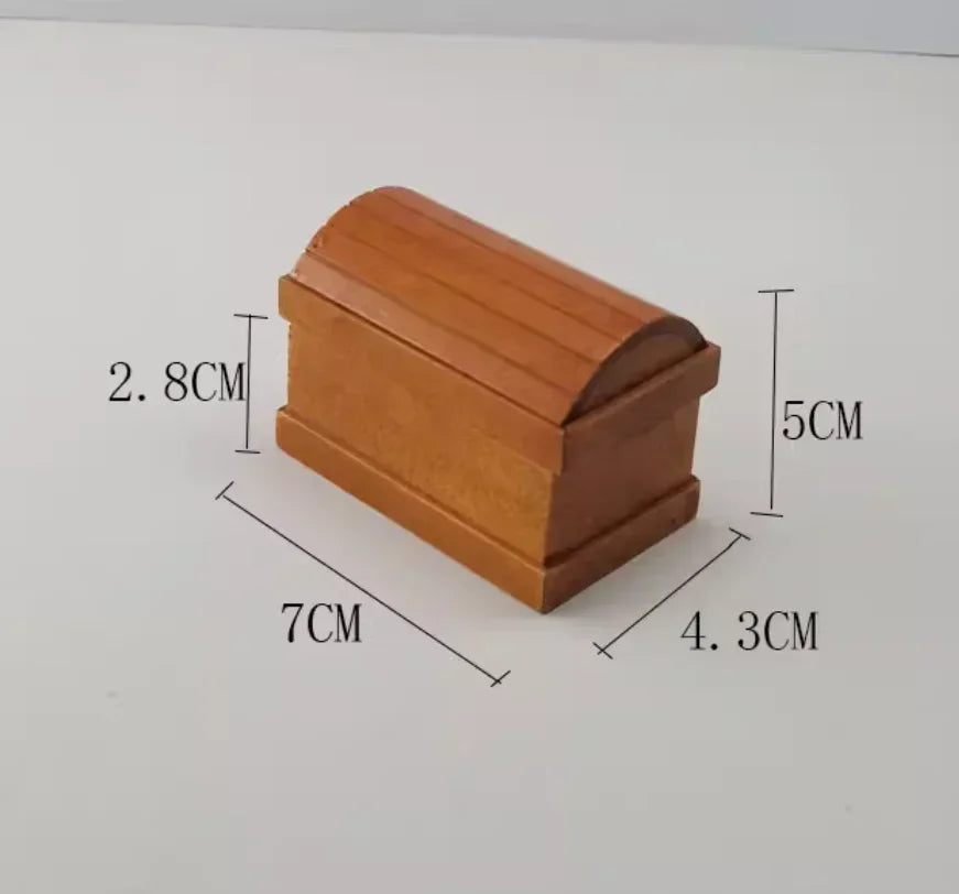 1:12  Miniature Dollhouse Furniture Model Play House Toy Cabinet Wooden Clamshell Desk New Diy Miniature Dollhouse Accessories Good Vibrations