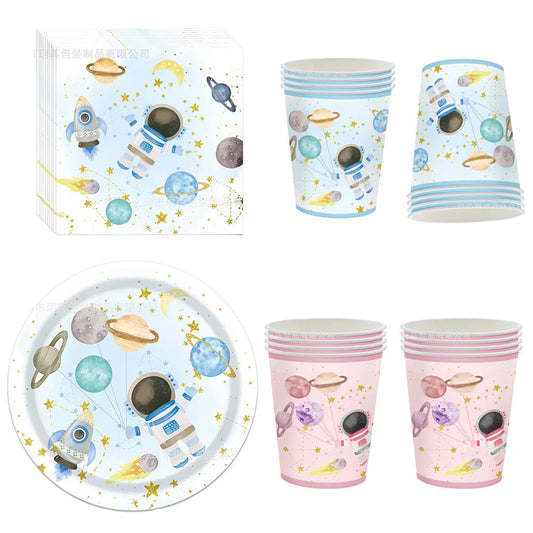 4D Standing Astronaut Spaceman Balloons Rocket Foil Balloons Kids Toys Baby Shower Outer Space Themed Birthday Party Decorations Good Vibrations