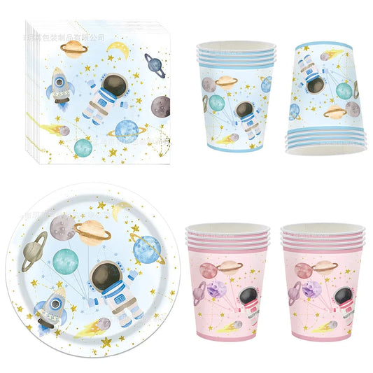 4D Standing Astronaut Spaceman Balloons Rocket Foil Balloons Kids Toys Baby Shower Outer Space Themed Birthday Party Decorations Good Vibrations