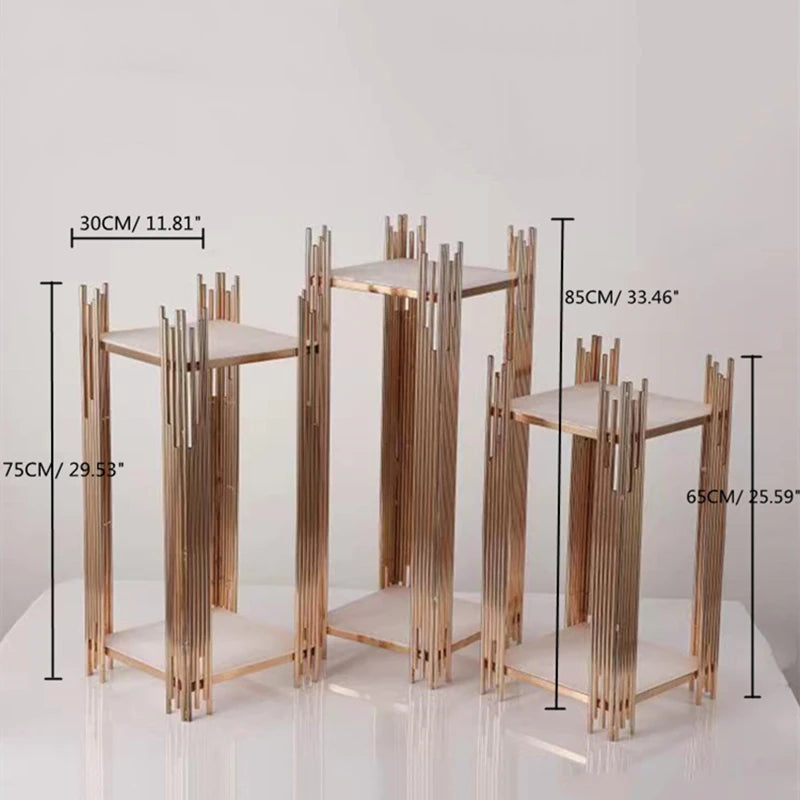 Road Lead Wedding Centerpiece Event Party Flowers Stand Tabletop Decoration Good Vibrations