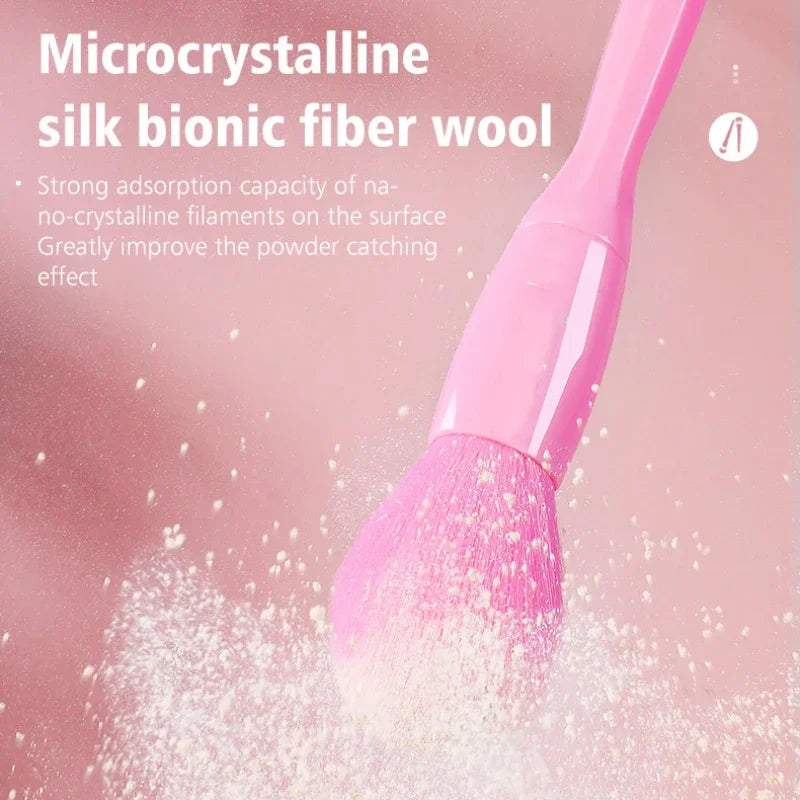 10 pcs Candy Color Makeup Brushes Set 2021 New Powder Foundation Eyebrow Eyeshadow Blush Make Up Tools Kit Foundation Brush Set Good Vibrations