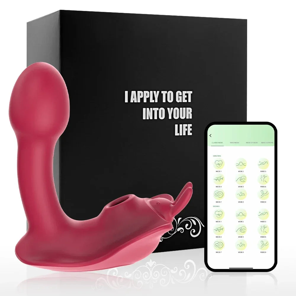 Sexual Toy Sucking Dildo Vibrator App Control Clitoris Sucker Massage Vagina Clit Stimulator Erotic Sextoy For Women Masturbator Good Vibrations Adult Super Store