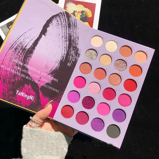 72/60 Colors Eyeshadow Palette Matte Glitter Pearlescent Powder Delicate Easy To Clear Shimmer Eye Shadow Corlorful Makeup Tool Good Vibrations