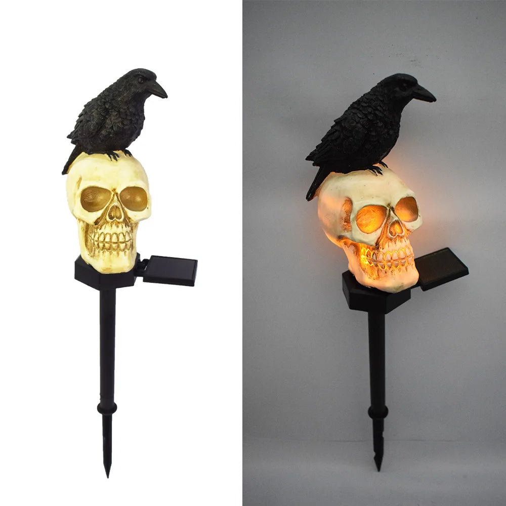 Halloween Outdoor Light Skeleton Ghost Horror Grimace Party Decor for Courtyard Home Holiday Lighting Garden Decoration Good Vibrations