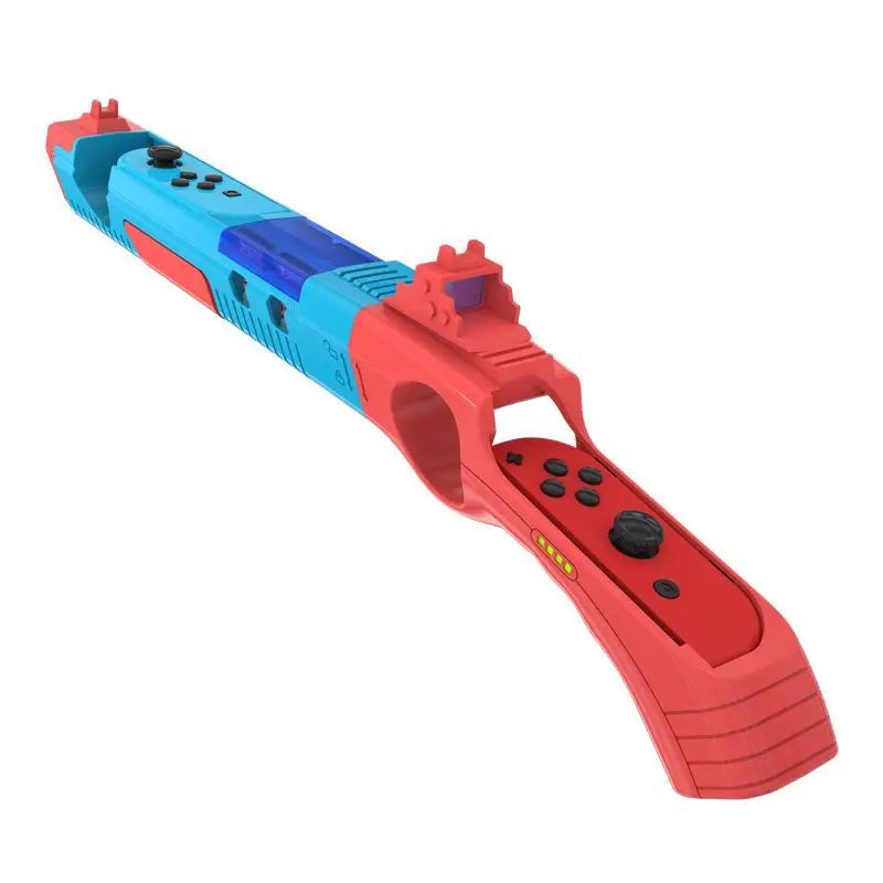 for Nintend Switch NS/NS OLED Gun Shape Handgrip Sense Joystick Game Controller Gamepad Joypad Gaming Accessories Good Vibrations