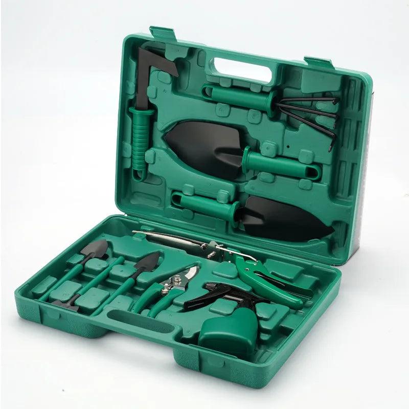 Garden tool set, gardening gift 10 pieces of plant hand tool set, suitable for women and men gardeners Good Vibrations