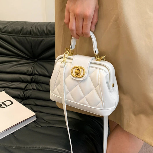 Elegant Ladies Tote Bag Luxury Leather Designer Crossbody Shoulder Handbags Women's Stylish Durable Casual Fashion Purse Good Vibrations