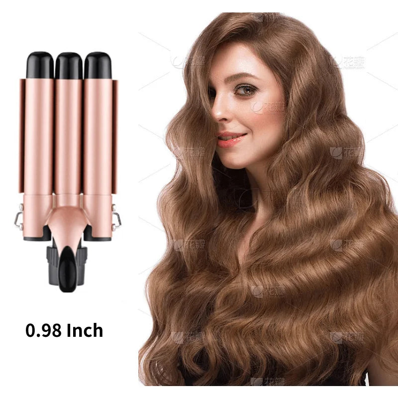 Customizable Electric Curling Iron Hair Tools Professional Roller Curls Wand Fast Heating Up Curling Iron for All Hair Types