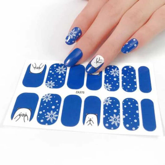 Nail Stickers DIY Decals For Nail Art Wraps Women Beauty Full Cover Nail Manicures Decorations Uñas Postizas Press On Nails Good Vibrations