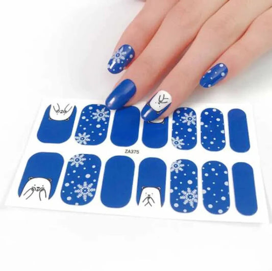 Nail Stickers DIY Decals For Nail Art Wraps Women Beauty Full Cover Nail Manicures Decorations Uñas Postizas Press On Nails Good Vibrations