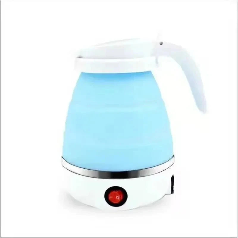 Electric Kettle Mini Foldable Water Heater 600ml Home Hot Water Kettle Portable Kitchen Kettle 220V Travel Home Electric Kettle Good Vibrations