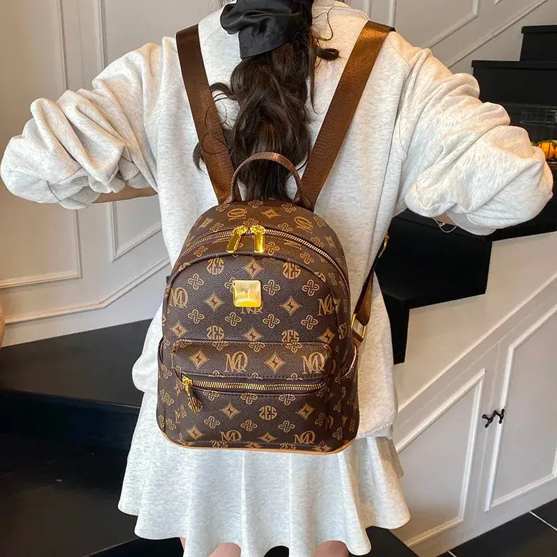 Fashion-Forward Ladies Crossbody Bag - Designer Leather Handbag Adjustable Shoulder Strap Elegant Evening Use Good Vibrations