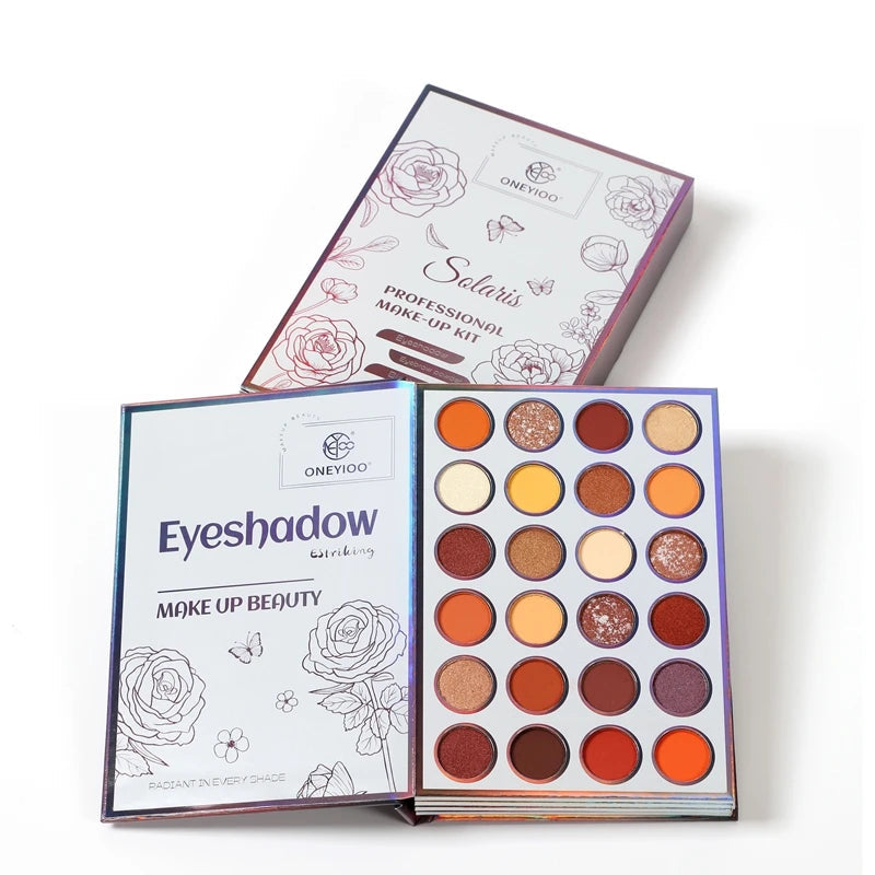 15 to 46 Colors Eyeshadow Palette Colorful Shimmer Eye Shadow Palettes Makeup for Face Eyes Gift for Girl Beginner Good Vibrations
