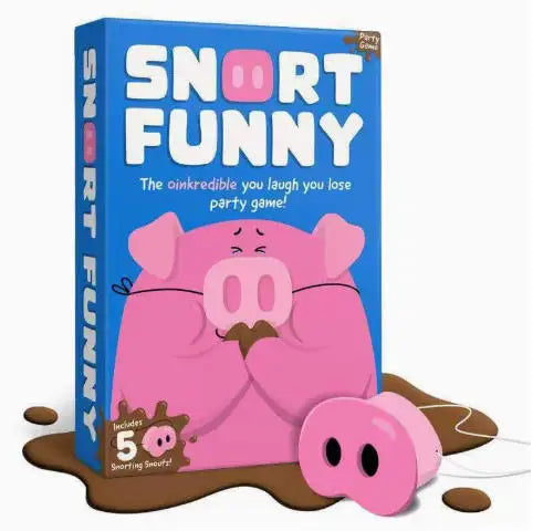 The New SNORT GUFFAW Party Game, Smiling Means You Lose. Good Vibrations