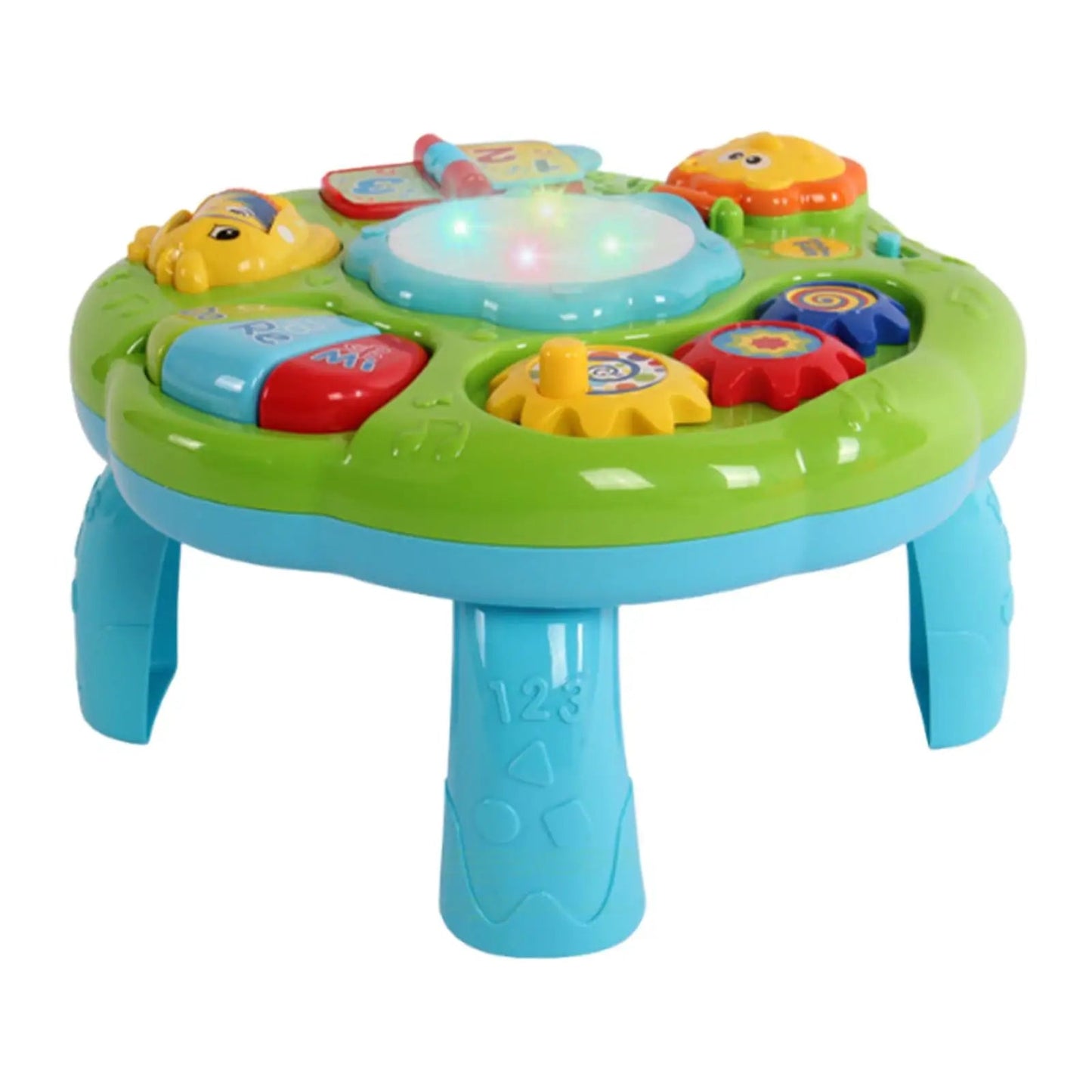 Baby Activity Table Educational Toy Early Development with Light Interactive Good Vibrations