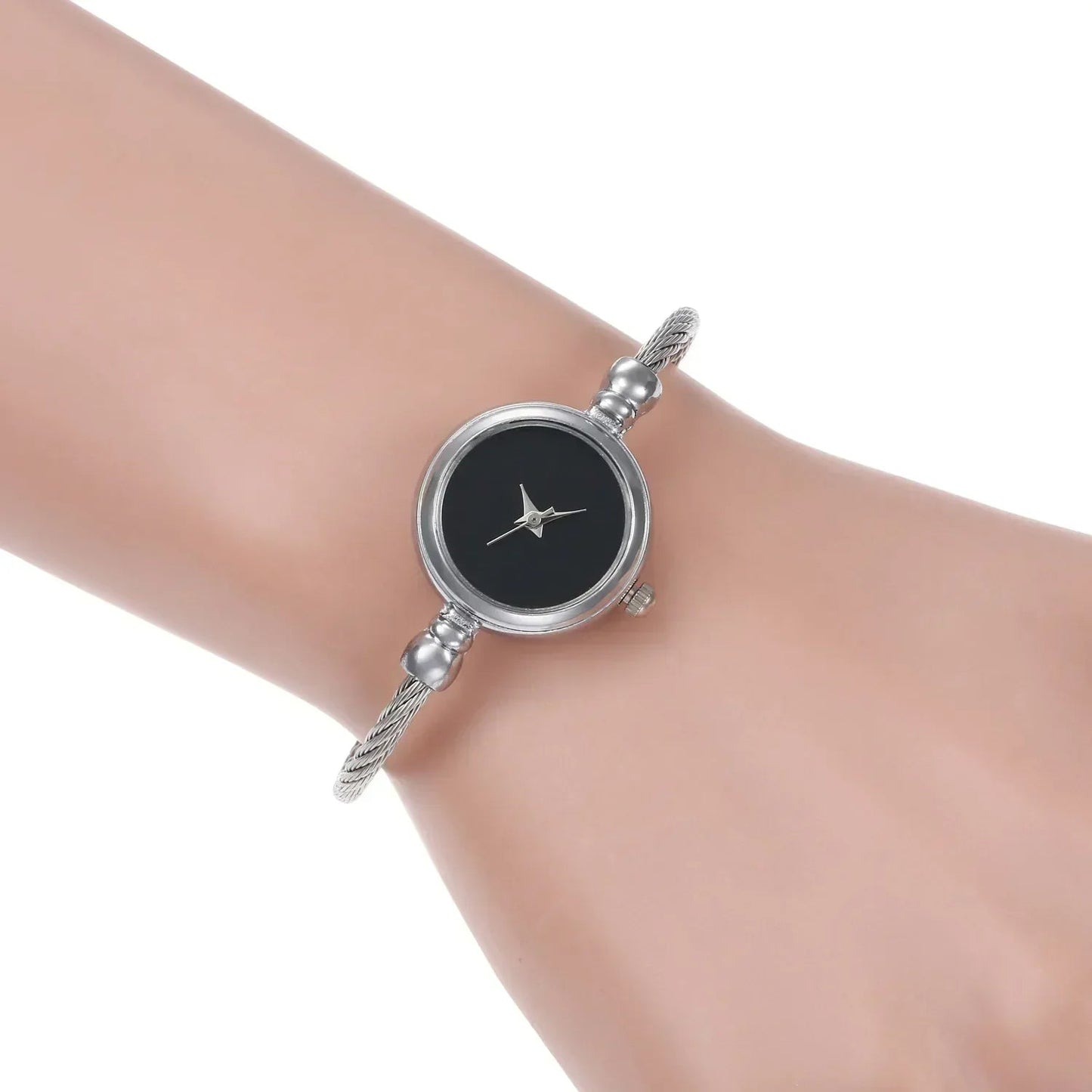 Watch for Women Small Gold Bangle Bracelet Luxury Watches Stainless Steel Ladies Quartz Wrist Watch Brand Casual Women Reloj Good Vibrations