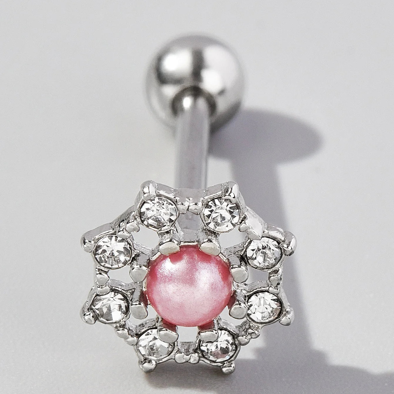 14G Stainless Steel Tongue Rings Straight Barbells Heart Shape Skull Shape Rose Shape Tongue Piercing Jewelry Good Vibrations Adult Super Store