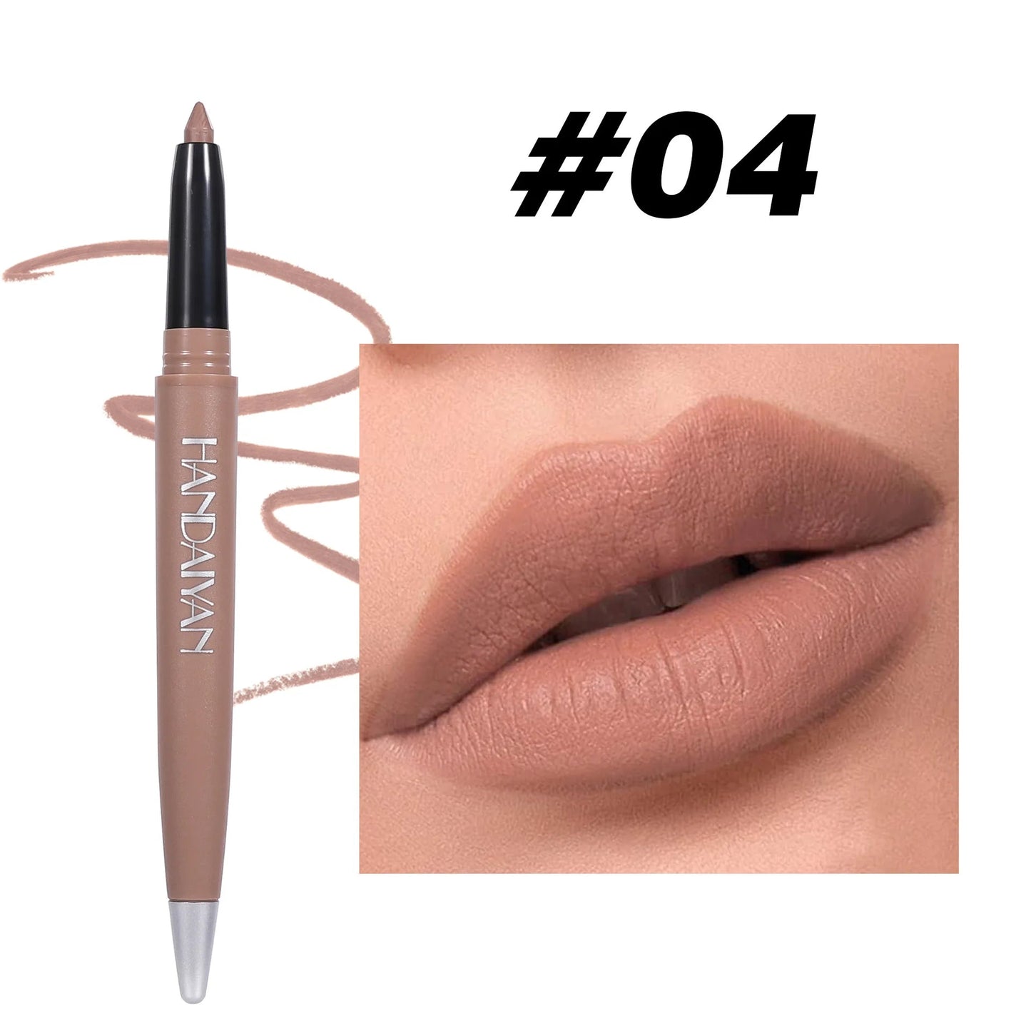 Long Wearing Matte Lipliner Set 6 Colors Creamy Texture Lip Defining Pencil Easy Glide Non Fading Makeup Must Have Good Vibrations