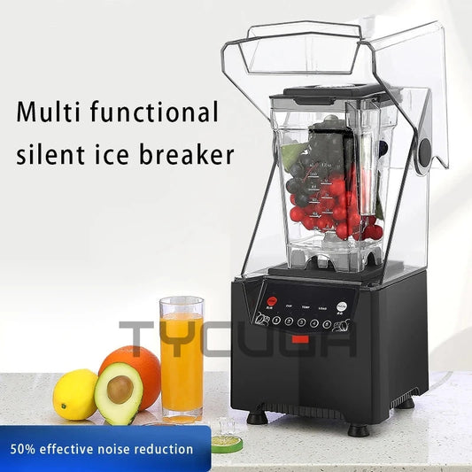 Commercial Blender Electric Ninja blender Fruit Food Ice Crusher Processor Smoothies Juicer Maker Crusher Grain Grinder 110-220V Good Vibrations