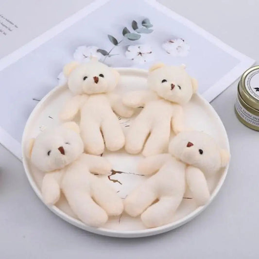 10/12/18/20Pcs Birthday Wedding Party Favors Supplies DIY Accessory Mini Cute Cartoon Plush Bear Girl Gift Doll Toys Good Vibrations
