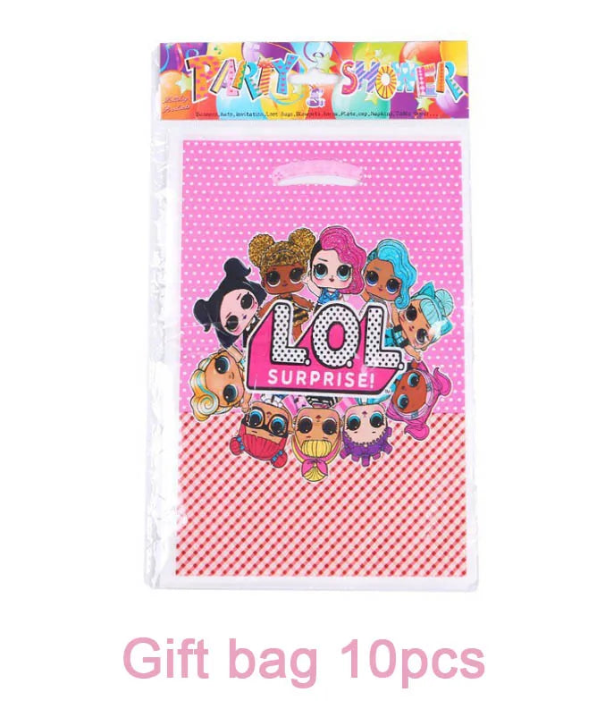 Girl Surprise Theme Backdrop Cute Shiny Doll Birthday Party Decoration Pink Latex Balloon Disposable Tableware Plate Cake Topper Good Vibrations