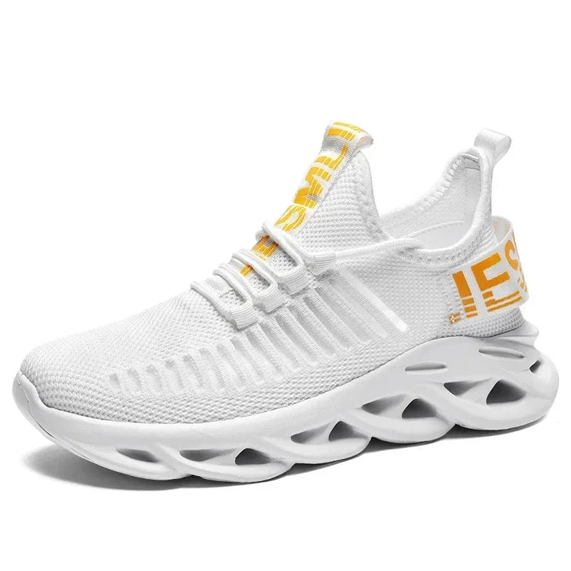 Men's Running Shoes Casual Fashion Mesh Breathable High-quality Luxury Design Tennis Shoes 2025 Casual Training Sneakers Women Good Vibrations