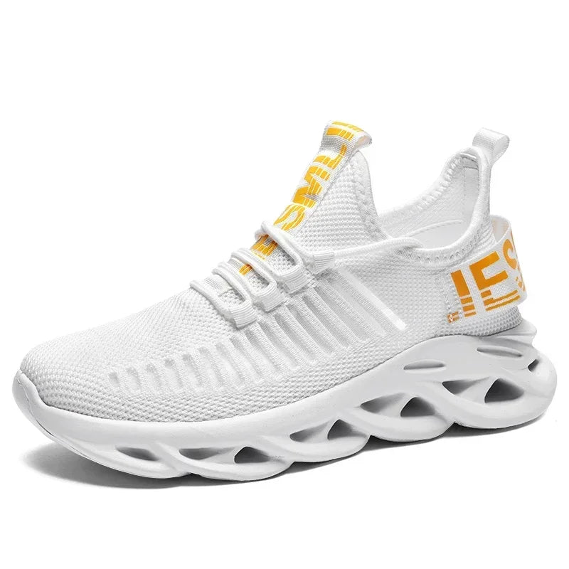 Men's Running Shoes Casual Fashion Mesh Breathable High-quality Luxury Design Tennis Shoes 2025 Casual Training Sneakers Women Good Vibrations