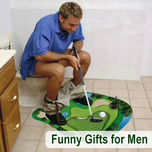 A Set of Five Toilet Golf Balls, A Fun and Leisure Golf Ball Set for The Toilet, Perfect As A Gift for Dad or Boyfriend. Good Vibrations