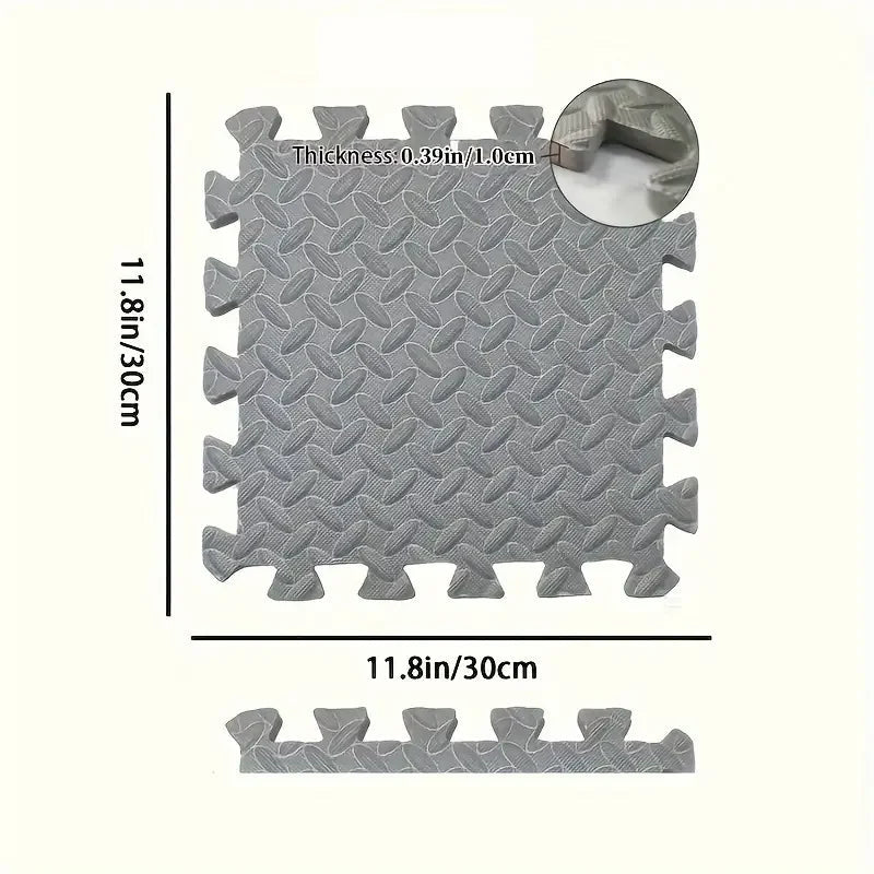 8/16 Pcs Foam Fitness Non Slip Yoga Mat Fitness Floor Tile Protection Pad Fitness Equipment Mat Suitable for Indoor Fitness Good Vibrations