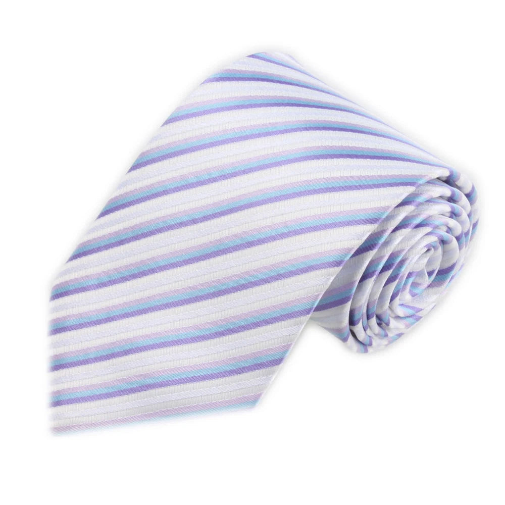 Fashion Ties for Men Women 8cm 3.15'' Business Wedding Accessories Silk Tie Mens Black Blue Gray White Pink Red Necktie Good Vibrations