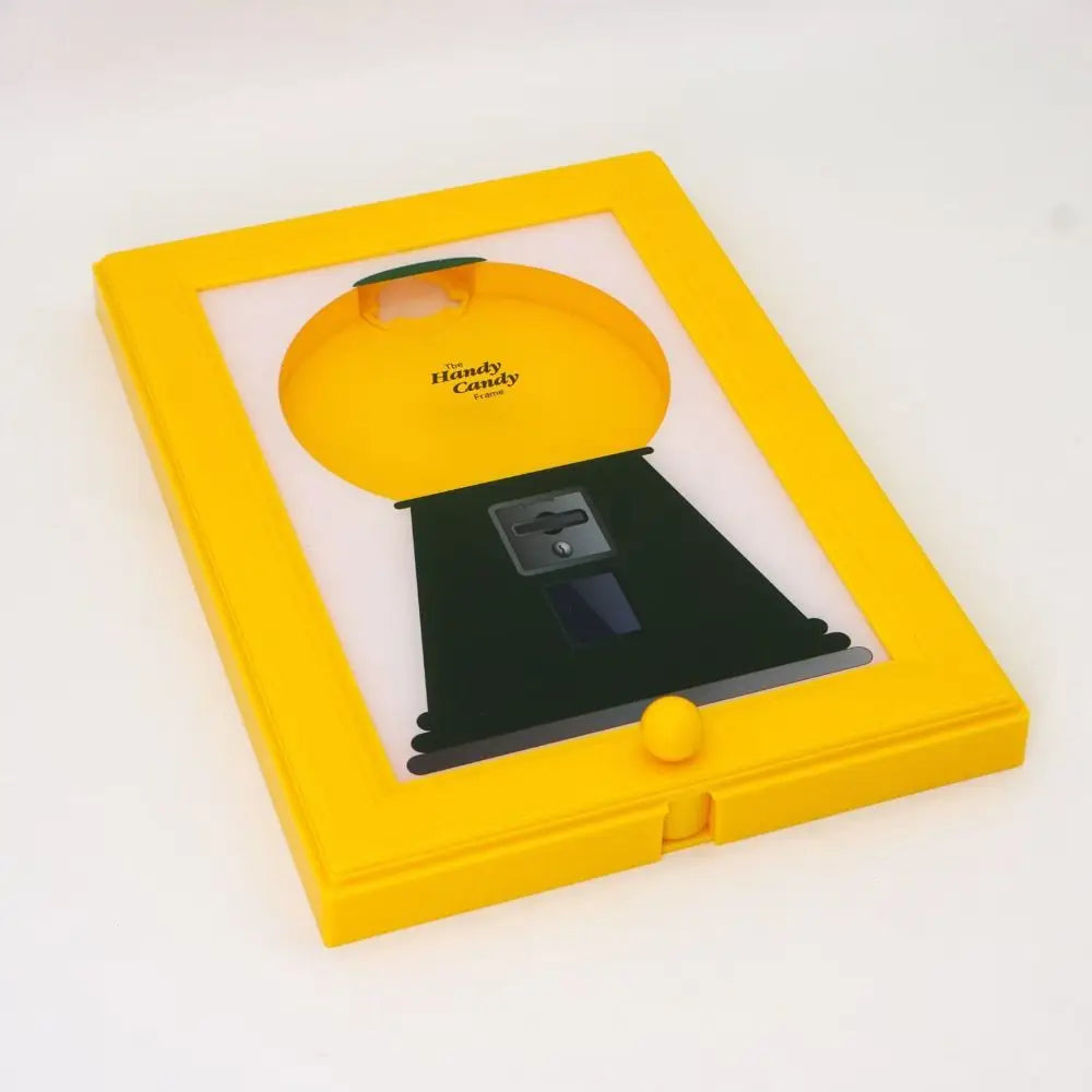 Creative Candy Dispenser Picture Frame Dust-proof Moisture-proof Hanging Handy Candy Frame Rotating Funny Good Vibrations