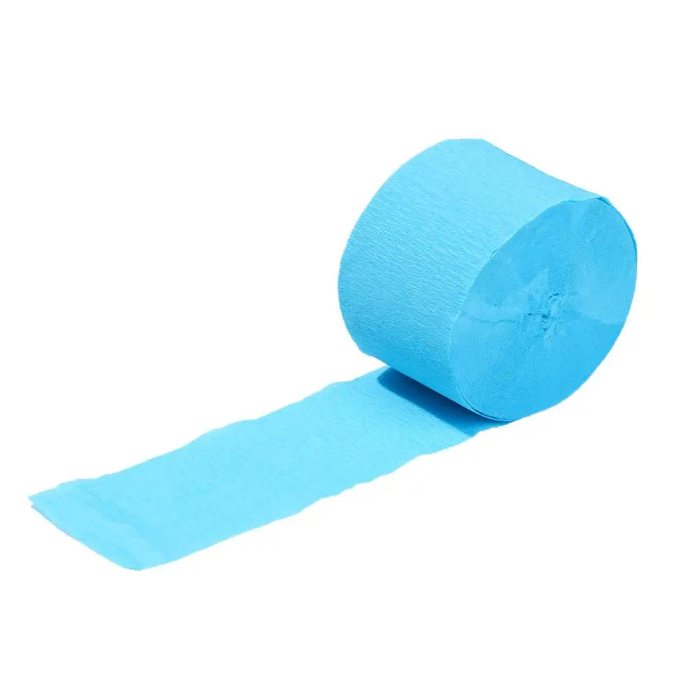 1 Roll DIY Party Supplies Baby Shower Decoration Garland Photography Backdrops DIY Paper Crepe Paper Streamers Wedding Decor Good Vibrations
