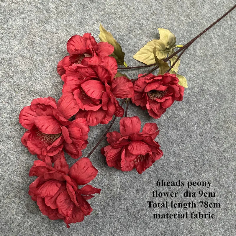 Wedding Decor Rose red wine red artificial rose flower row road guide Hydrangea flower silk flower dropshipping Good Vibrations