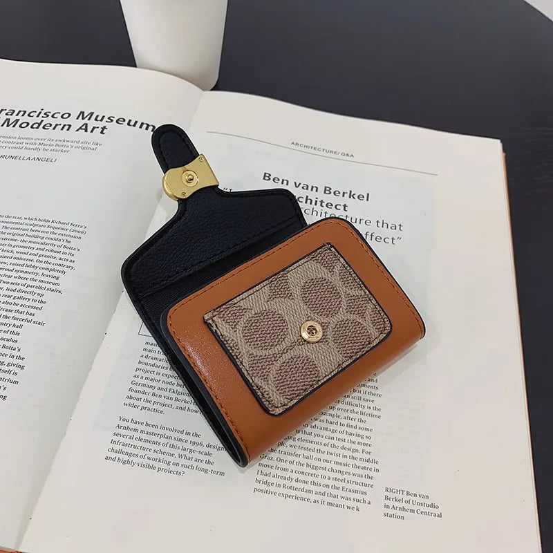 Women's Light Luxury Wallet, Durable Compact Storage Bag with Versatile Functions for Fashionable Lifestyle Good Vibrations