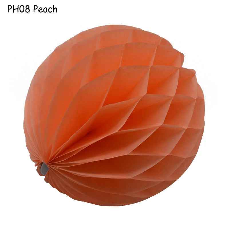 5pcs/lot 10/15cm Decorative Paper Honeycomb Ball Pastel Flower Wedding Kid Birthday Party Decoration Baby Shower Supplies8Z Good Vibrations