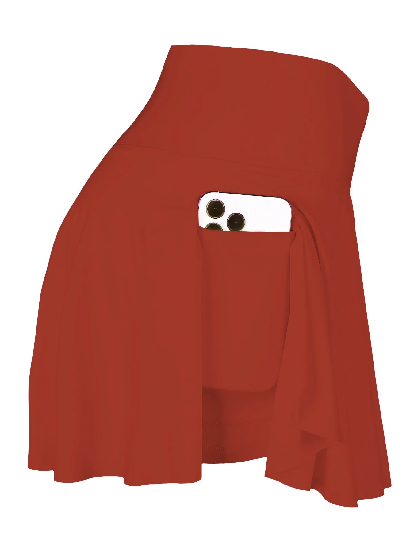 Women's Cross Waist Fake Two Pieces Sports Tennis Pockets Pant Skirt For Workout Fitness Badminton Yoga Fitness Running Marathon Good Vibrations