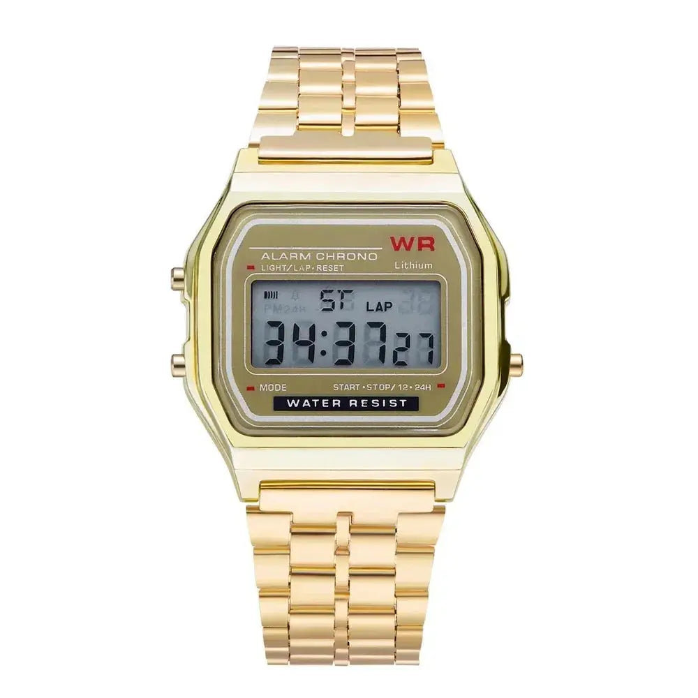 Women Men Watch Vintage LED Digital Sports Watches for Women Electronic Digital Wristwatches Gift Reloj Mujer Relogio Feminino Good Vibrations