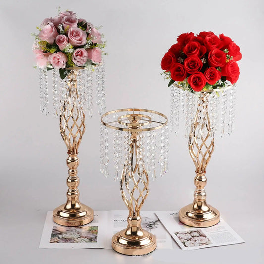 Crystal Candle Holder Tea Light Tealight Candle Holders Flower Vase Decor for Home Party Birthday Wedding Dinner Candlesticks Good Vibrations