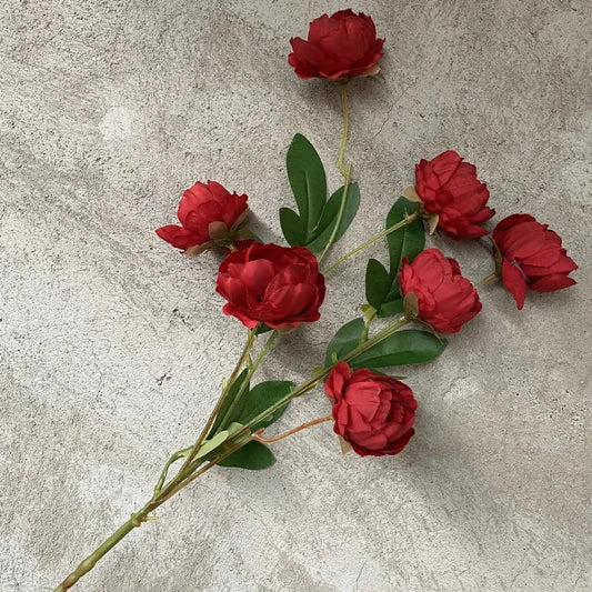 Wedding Decor Rose red wine red artificial rose flower row road guide Hydrangea flower silk flower dropshipping Good Vibrations