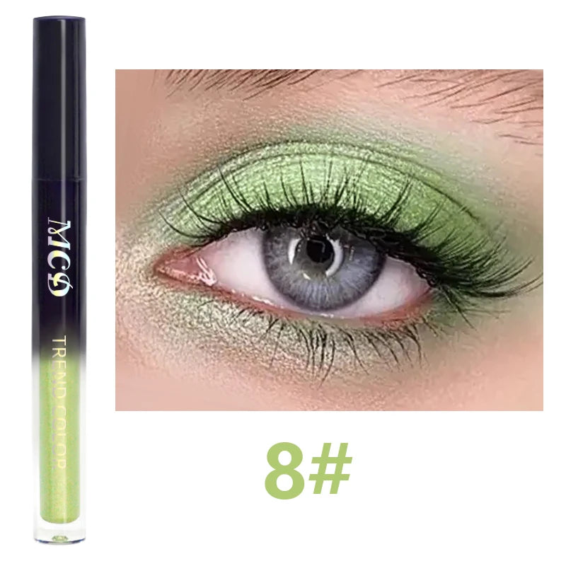 13-Shade Waterproof Liquid Eyeshadow Palette - High Shine  Long-Lasting & Smudge-Proof Makeup Set for Glamourous Looks glitter Good Vibrations