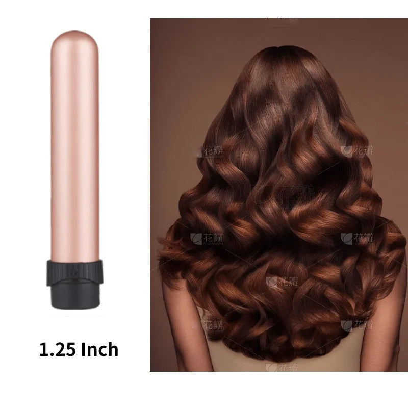 Customizable Electric Curling Iron Hair Tools Professional Roller Curls Wand Fast Heating Up  Curling Iron for All Hair Types Good Vibrations