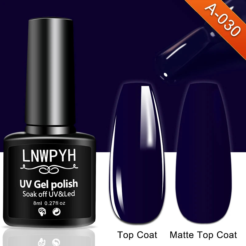 Nail Gel Polish 36 Color Gel Nail Polish Semi Permanent Gel Vernis Base Top Coat Nail Art Manicure Soak Off LED UV Gel Varnishes Good Vibrations