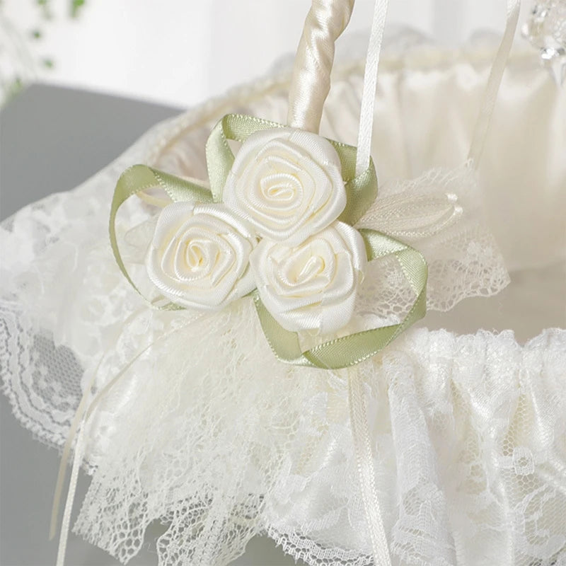 Flower Girl Basket Set Flowers Romantic Design Wedding Flower Baskets Good Vibrations