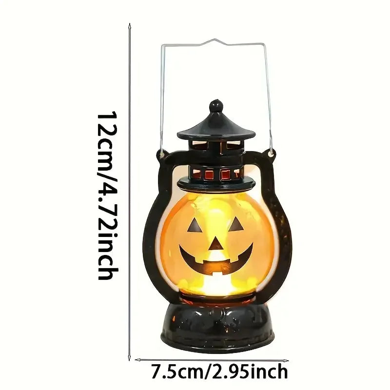 1-10PC Halloween Pumpkin Ghost Face Lamp Portable Skull Decoration Light for Bar Party Table Atmosphere Prop Halloween Decor Use Good Vibrations