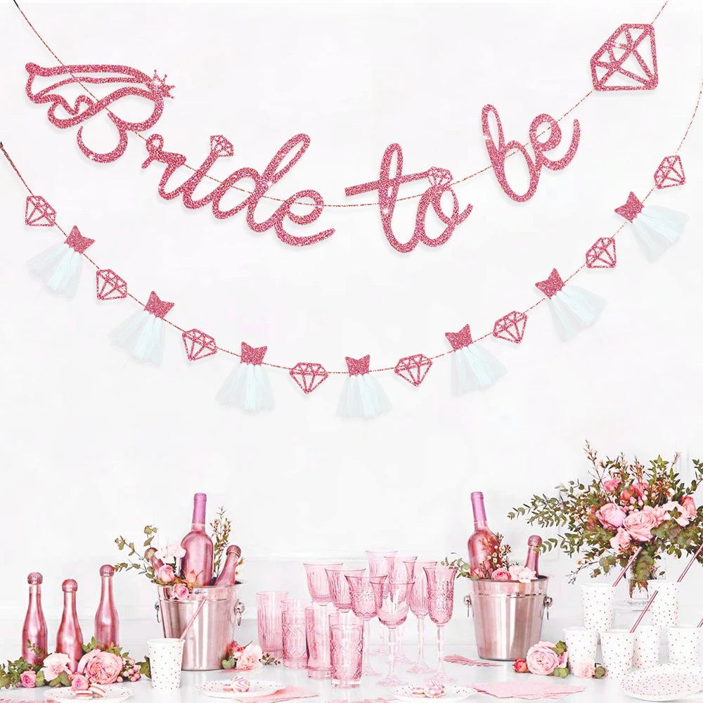 Hen Party Supplies Set Bride To Be Sash Bridal Veil Headband Tiara Tattoos Bridal Shower Wedding Decoration Bachelorette Favors Good Vibrations