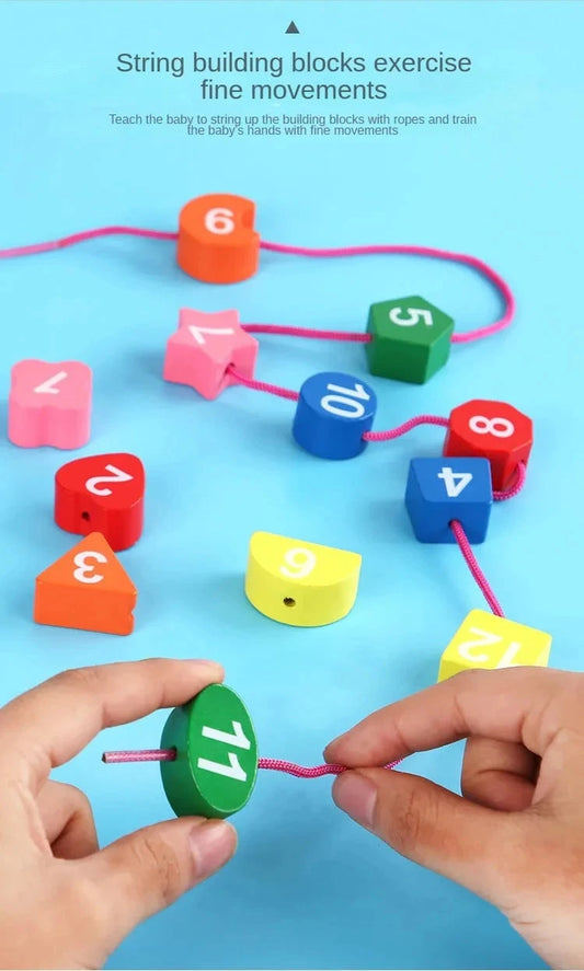 Montessori Wooden Toys for Babies 1 2 3 Years Boy Girl Gift Baby Development Games Wood Puzzle for Kids Educational Learning Toy Good Vibrations