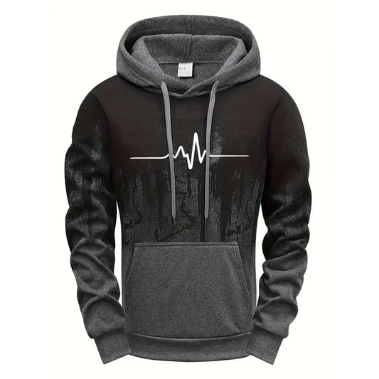 High Quality Men's Tracksuit Casual Jogging Men Versatile Sweatshirts Sweat Pants Fashion Comfort Daily Sports Simple Hoodie Set Good Vibrations