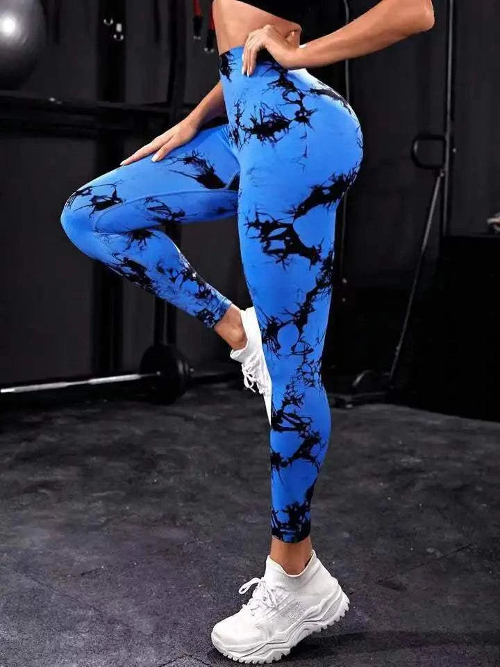 Women Yoga Pants Sport Leggings Seamless High Waist Push Up Woman Tights Fitness Workout Leggins Gym Clothing Good Vibrations