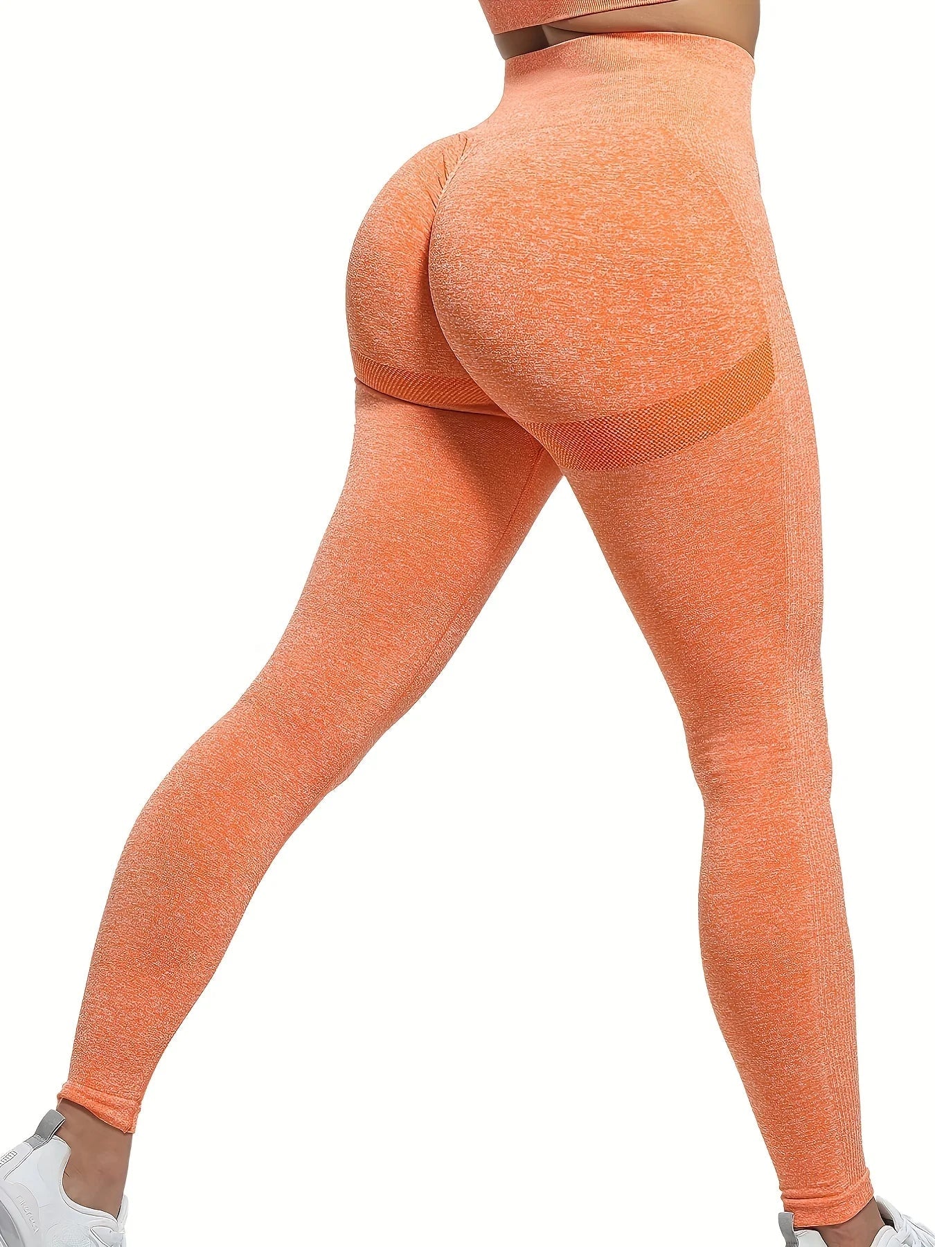 Seamless Butt Lifting Workout Leggings for Women High Waist Yoga Pants Compression Contour Tights Good Vibrations